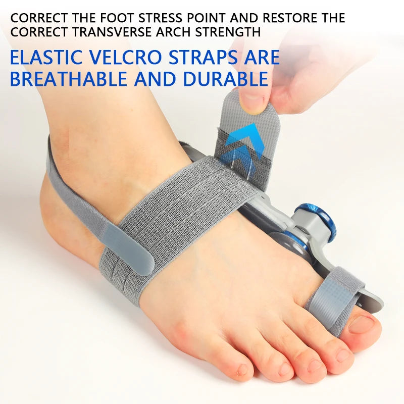 Unisex Bunion Corrector Foot Hallux Valgus Braces Rotatable Toe Separator Straightener